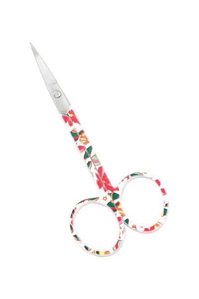 SİNGER Curved Tip Colored Nickel Embroidery Scissors 4" 053