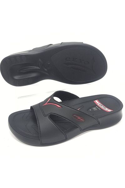 Ceyo 3400-2 Anatomical Black Women's Slippers