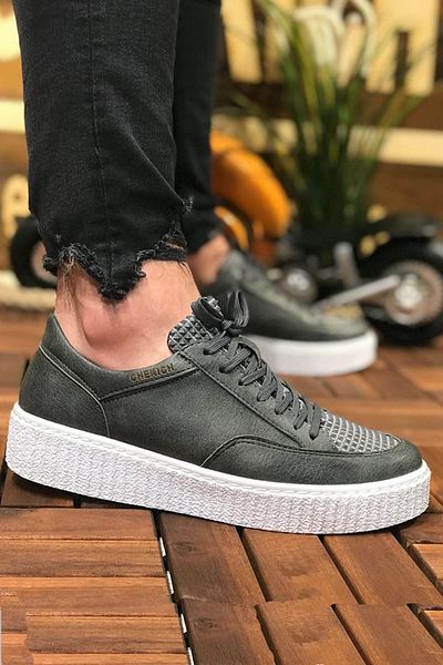 Chekich Ανδρικά παπούτσια Bt Anthracite Ch017