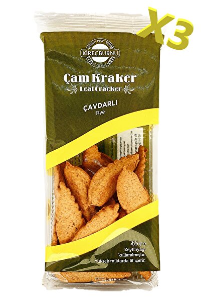 KİREÇBURNU FIRINI Çavdarlı Çam Kraker 85 G (3 Paket)