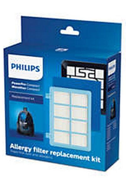 Philips Powerpro Compact/powerpro City Fc9516 Orijinal Hepa Filtre Seti
