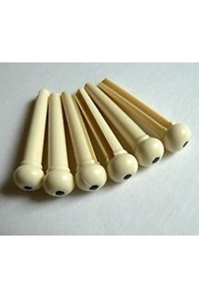 Alice A021ıvy / 3cll Acoustic Guitar Pin Set of 6 White Zm_ms021ss_7