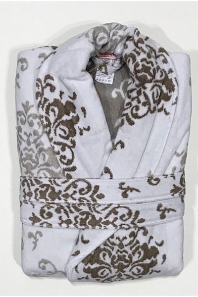 Özdilek Unisex Καφέ βαμβακερό μπουρνούζι Emily