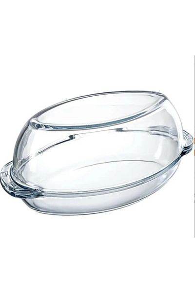 Paşabahçe Pasabahce 59052 Borcam Oval Lid Pot 2850Cc + 1800Cc