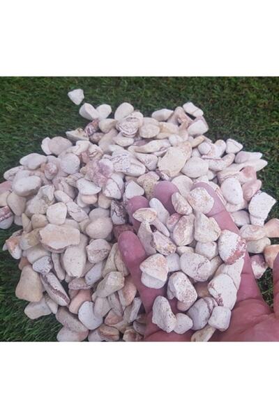 Asenya Sarı Çizgili Dolomit Taş 5 Kg 6-10 Cm Dere Taşı Çakıl Taşı Bahçe Süs Taşı Dolamit Taş Dekoratif Taş