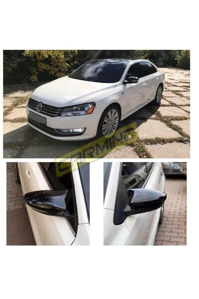 Carmind Vw Passat B7 Batman Yarasa Ayna Kapağı Piano Black
