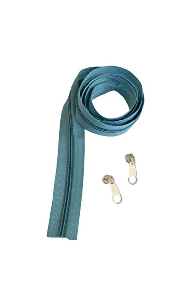 Koza 10 Metre Bebe Mavi Fermuar + 20 Başlık