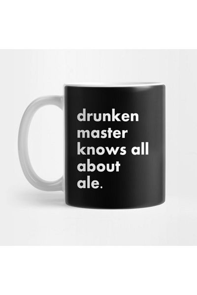 TatFast Drunken Master Knows All about Bacardi Mug, Gift, Dowry, Presentation
