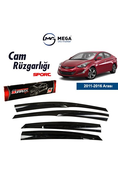 SUNPLEX Hyundai Elantra 2011-2016 Arası Mugen Cam Rüzgarlık