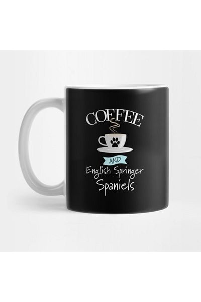TatFast Coffee and Cocker Spaniels Mug, Gift, Dowry, Presentation