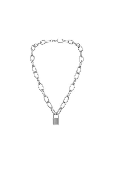 Steam Latest Fashion Padlock Necklace