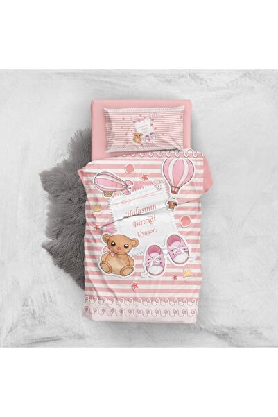 MonoHome Halasının Biriciği 3D Pamuk Saten Bebek Nevresim Takımı