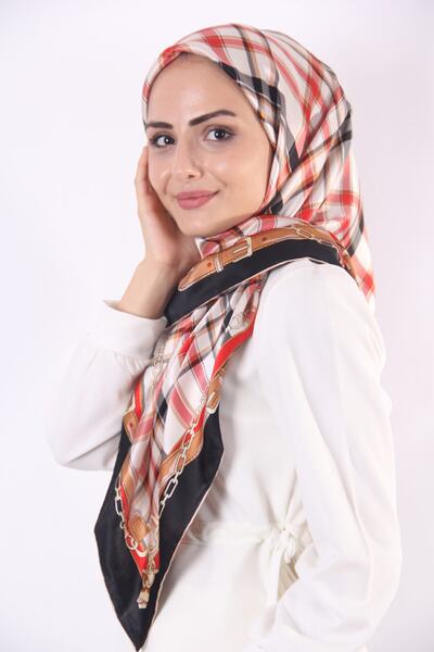 AWAM SILK وشاح حريري كبير الحجم