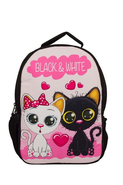 ÜMİT ÇANTA Cennec Cute Two Cat Girl's Backpack