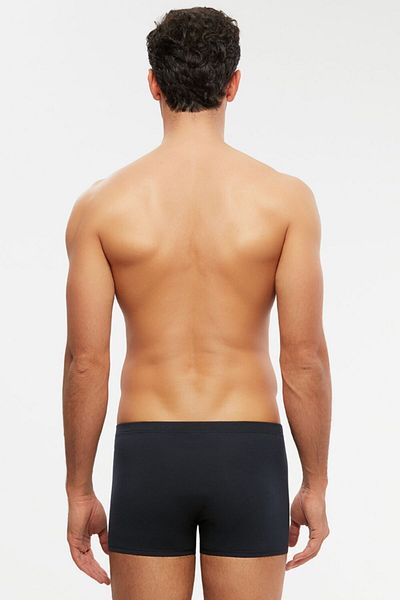 Kom Ανδρικό χτενισμένο βαμβακερό μπόξερ Navy Blue - Σετ 6 S-2xl