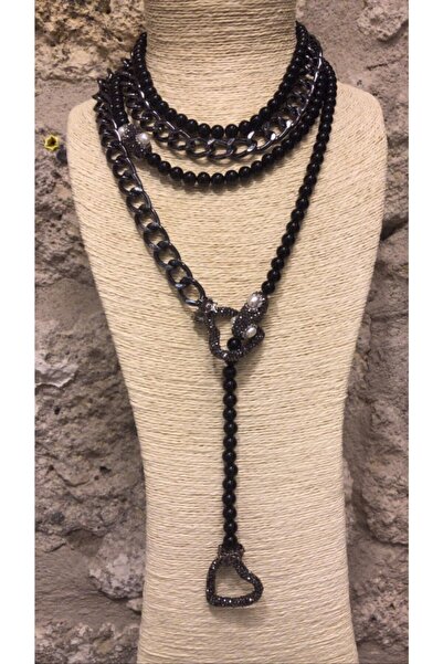 aetakıtasarım-jewaly Doğaltaş Kravat Kolye