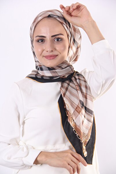 AWAM SILK وشاح حريري كبير الحجم