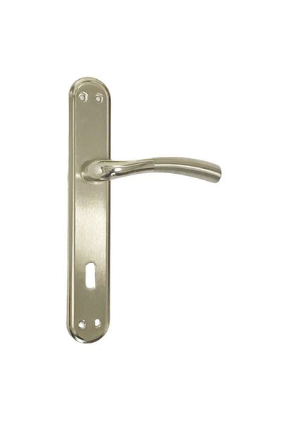 Hira Marmaris Sahra Luxury Nickel Satin Door Handle Room