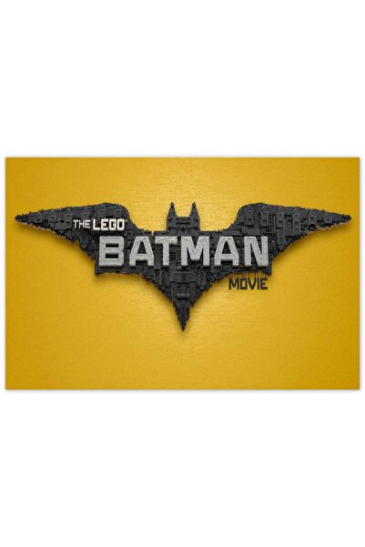 Cakatablo Ahşap Tablo The Lego Batman Movie Logo -25-35 Cm