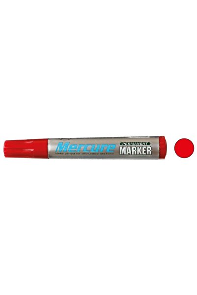 Mercure Endüstriyel Marker Kalemi 3 Renk Kırmızı