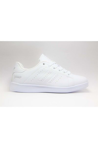 Jump Pantofi sport albi pentru femei 15306