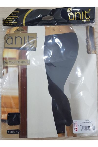 Anıt Women's Black Lycra Long Tights 1 Pack