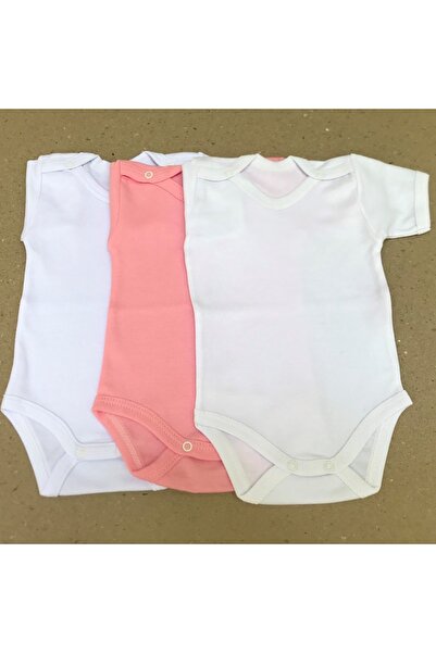 bebedino Snap Fastener Badi Short Sleeve (Pack of 3)