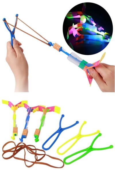 RoseRoi Led Işıklı Renkli Sapan ( 3 Adet )