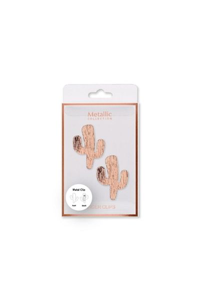 Syloon Rose Gold Cactus Clip 8245