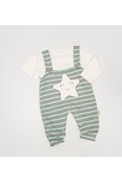 Tufitto Baby طقم سالوبيت مزين بنجمة خضراء للأطفال