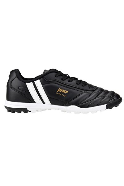 Jump 134h Siyah Halısaha Krampon Çim Saha Erkek Futbol Ayakkabı