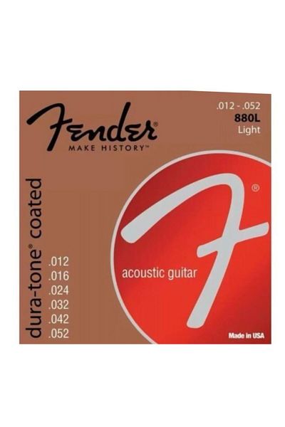 FENDER 880l 80/20 Coated 1252 Akustk Guitar String
