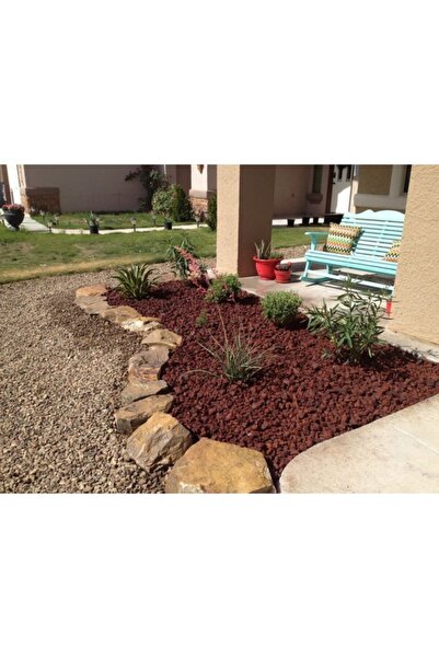 Asenya Pomza Taşı 5 Kg 10 Lt 10-15 Mm Kırmızı Pomza Lav Taşı Teraryum Taşı Akvaryum Taşı Volkanik Tüf