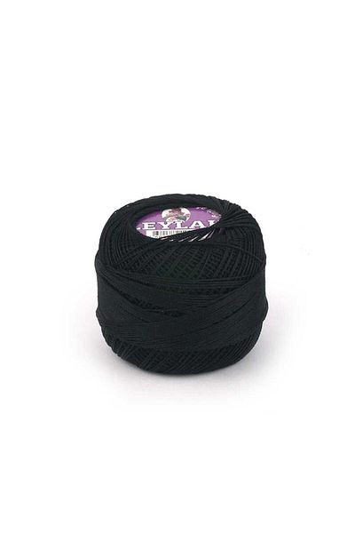 Fırfır Tuhafiye Black Lilac Artificial Silk Etamine and Canvas Yarn 6 Layers 25 gr