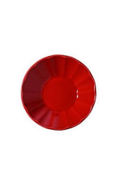 Evren Red Melamine Tea Plate