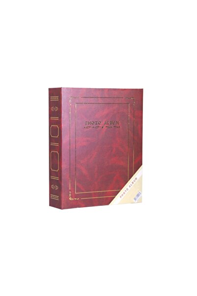 SARA 15x21cm 100 Σελίδες Φωτογραφικό Άλμπουμ με Σκληρό Εξώφυλλο Βυσσινί