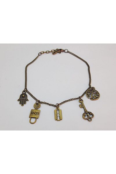 Özel Yapım Faithful Fashion Chain Anklet