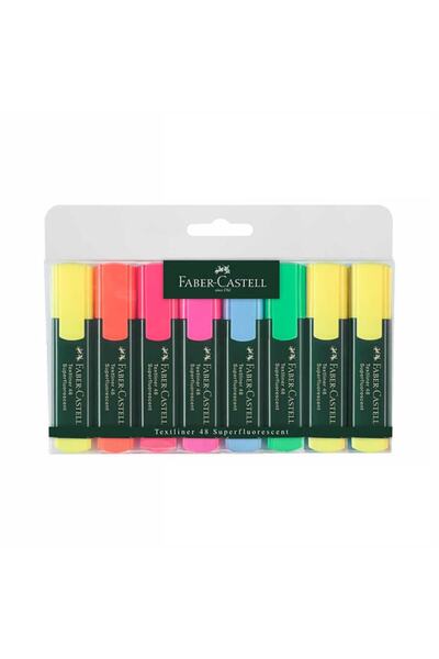 Faber Castell قلم تمييز Textmarker 1548 8 عبوات