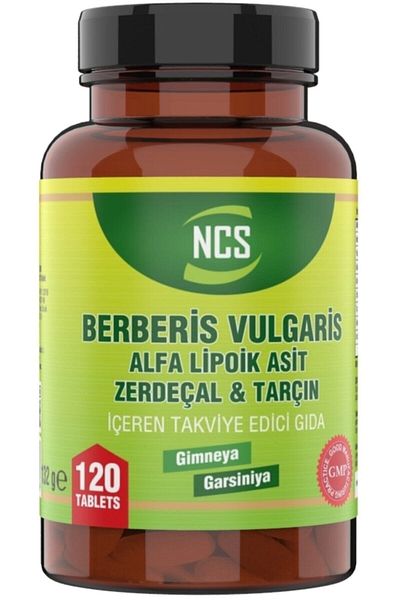 NCS ® Berberis Vulgaris 120 Tablets Contains Vitamin C 180 Tablets Black Purple