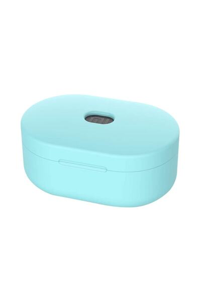 Kyver Turkuaz Xiaomi Redmi Airdots Earbuds Silikon Kılıf Yumuşak Ince Korumalı