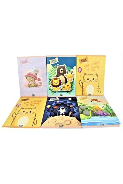 Gıpta Перший тел. Зшитий картонний обкладинка A4 зошит 100 аркушів лінійчастий