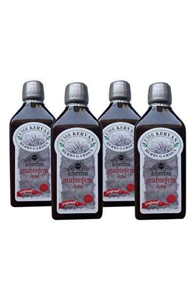 Emr Kervan Herbs Garden Isveç Şurubu 250 ml X 4 Adet