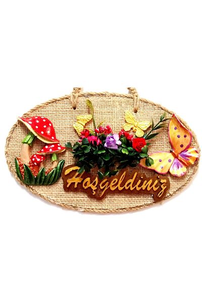 Mixperi Grădina vieții Bine ați venit Ornament scris pentru ușă și perete