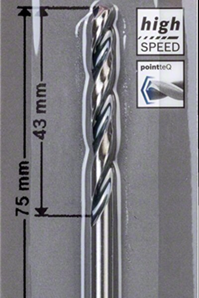 Bosch HSS PointTeq metal drill bit 4.2mm