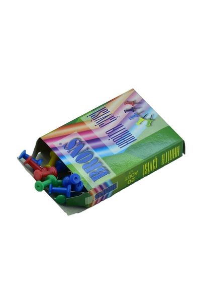 Brons Map Nails Colorful 5 Pieces Br-357