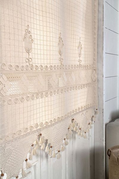 Buldan CSN Tekstil Buldan Authentic Tulip Motif Cotton Curtain