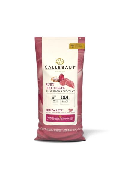 Callebaut Ruby Drop Çikolata 10 Kg
