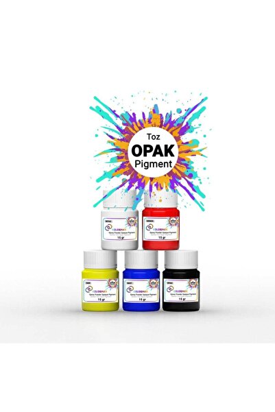 Epoksimax Epoksi Renklendirici Toz Opak Pigment Seti 5x15 Gr