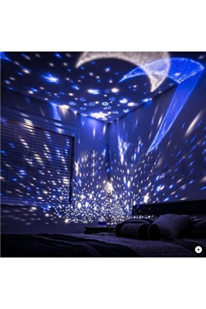 Star Master Renkli Yıldızlı Gökyüzü Projeksiyon Gece Lambası