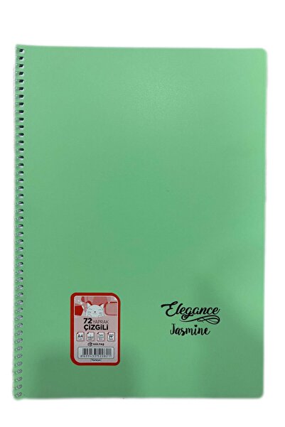 GÜLBAŞ Gültaş 72 Φύλλα Ριγέ Σπιράλ Τετράδιο Πράσινο